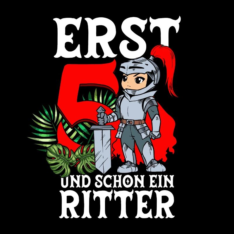 5 Jahre Ritter 5 Geburtstag Junge