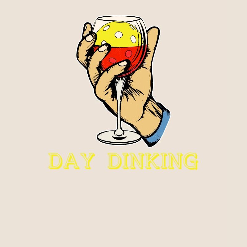 Day Dinking - Drôle de pickleball player paddleball