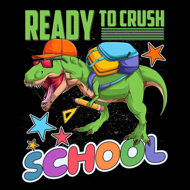 T-Rex Dino Schuleinführung Einschulung Schulbeginn