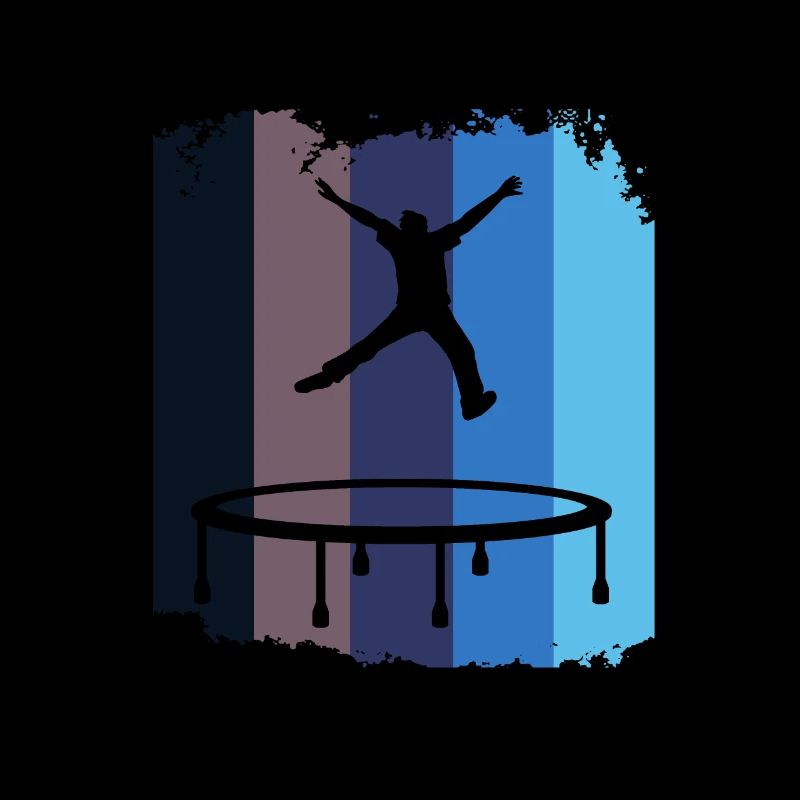 Saut occupé à dire ironique Saut au trampoline