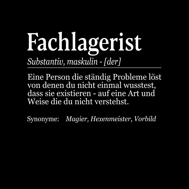 Fachlagerist Definition