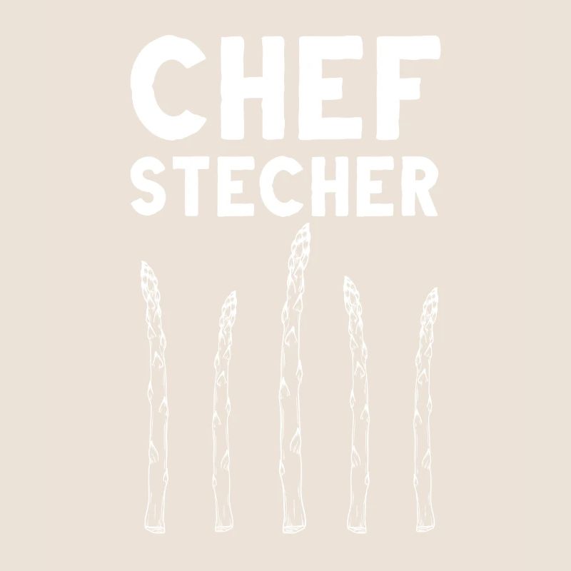 Chefstecher Spargelstecher Spargelernte Bauer