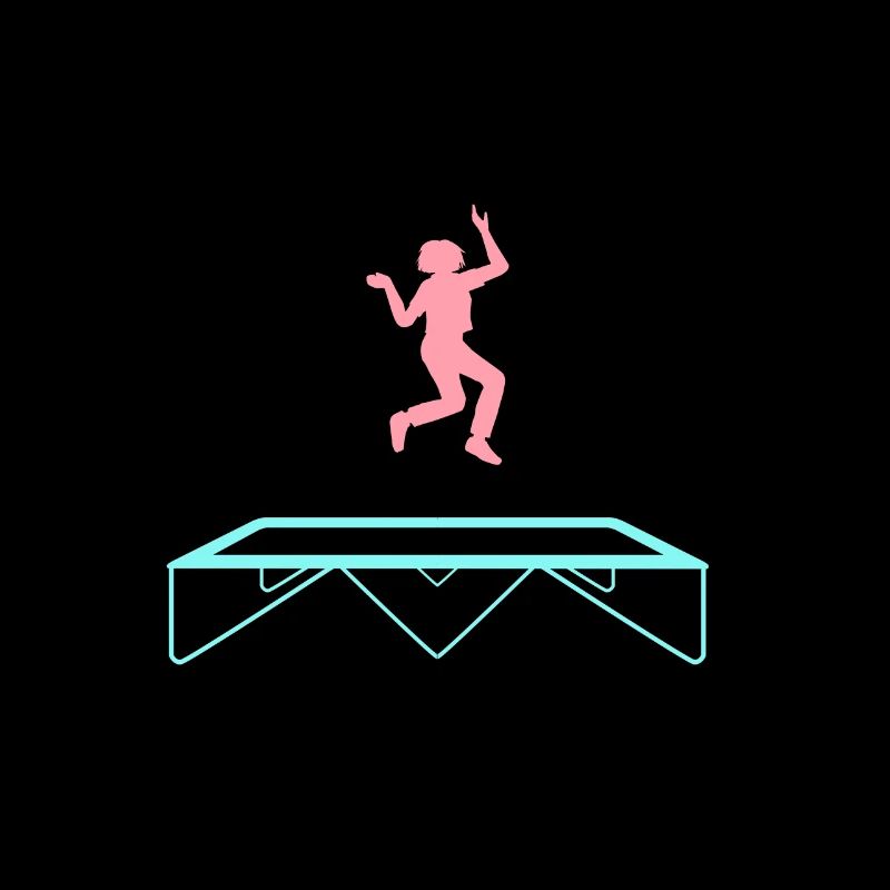 Ironic Quote Trampoline Jumping Trampolinist