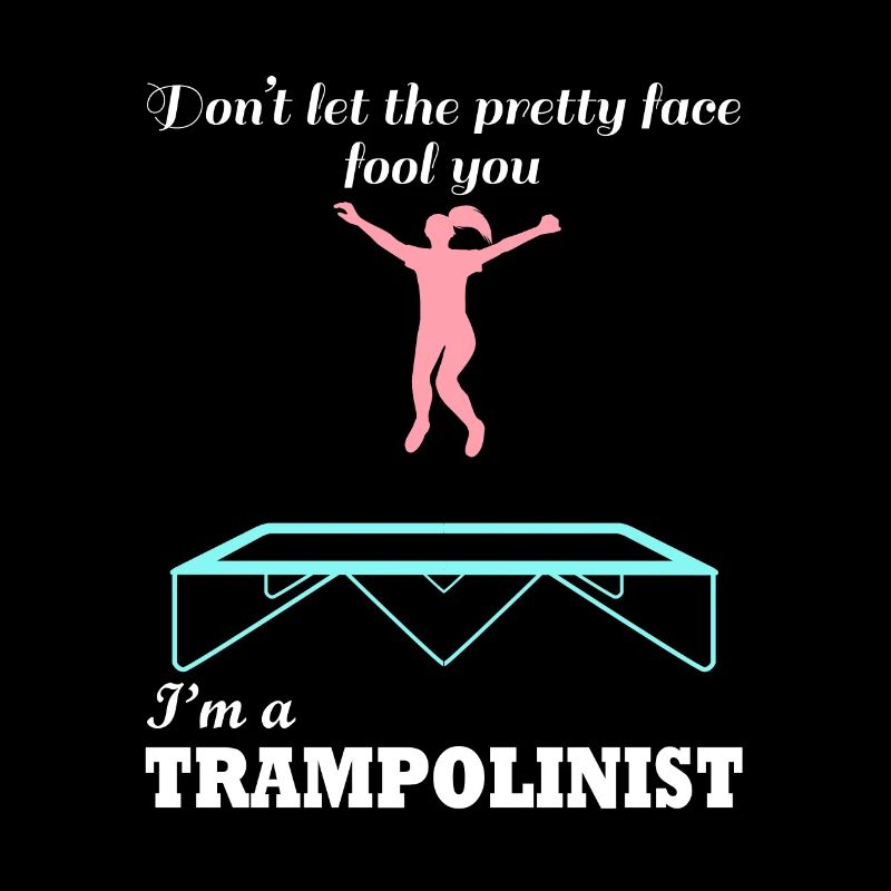 Trampoline de saut Trampoliniste