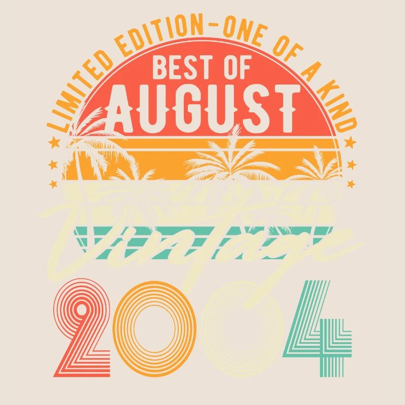 August 2004 Vintage Birthday Retro