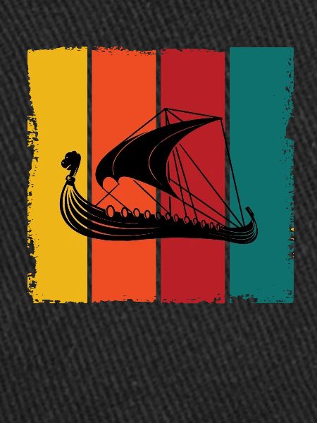 Retro Viking Ship