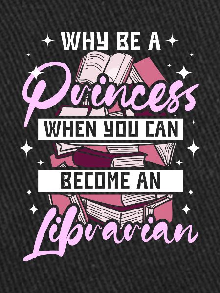Femme princesse bibliothécaire