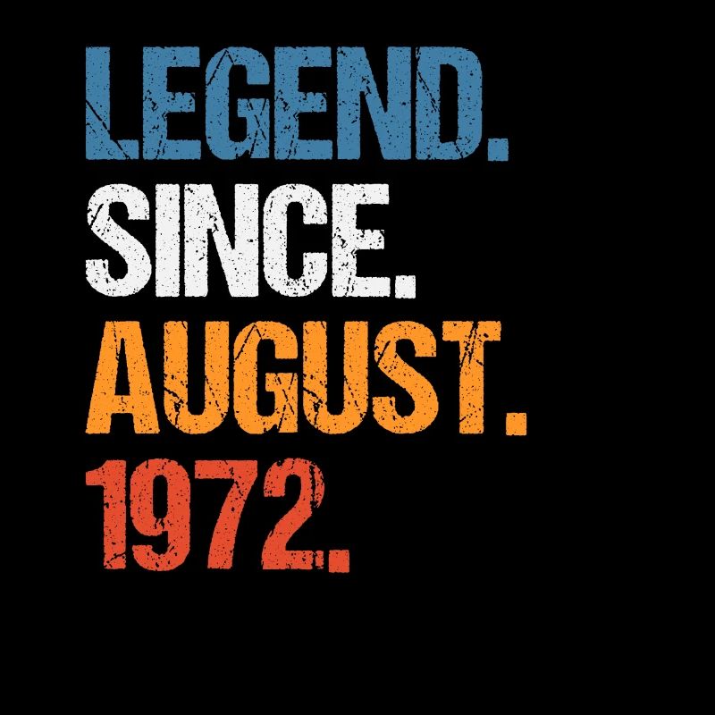 Legend Since August 1972 Geburtstag