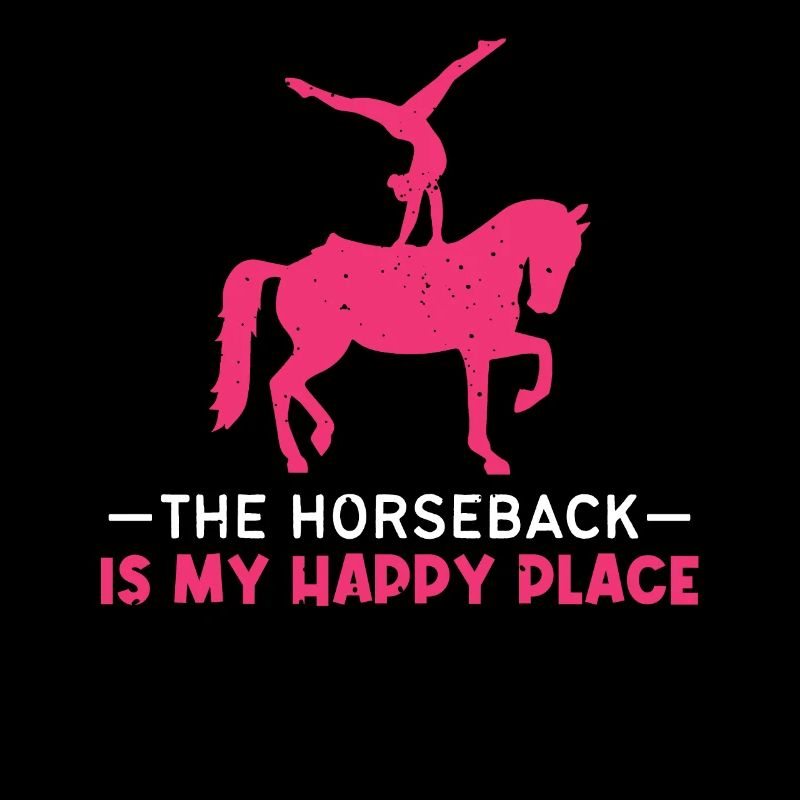 Voûter le cheval est mon endroit heureux