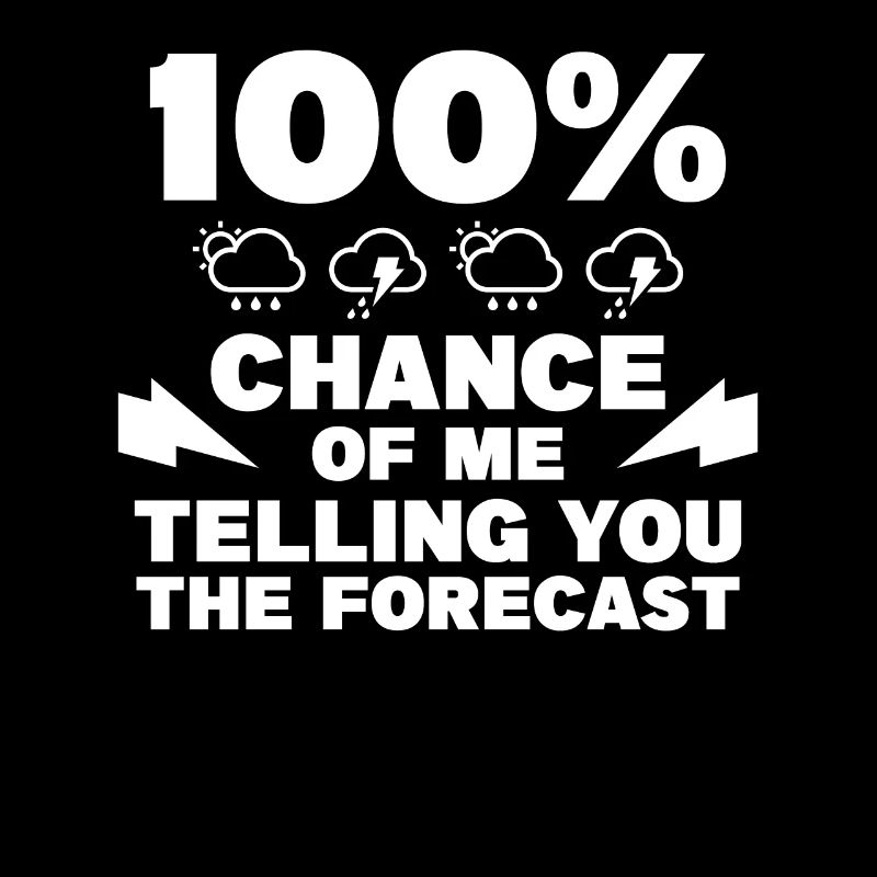 100% de chances que je vous dise les prévisions
