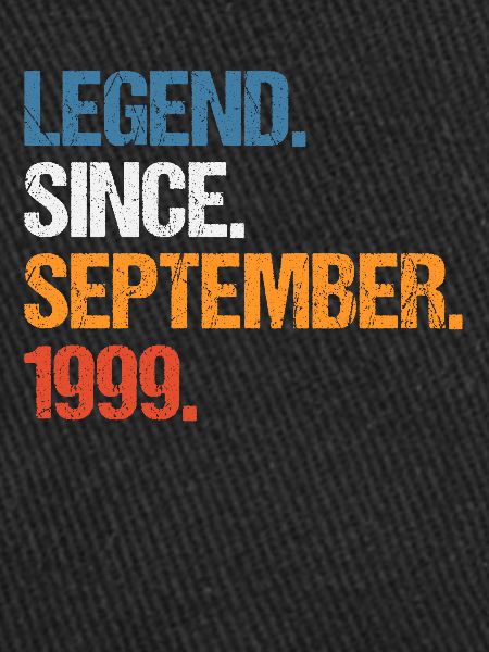Légende depuis septembre 1999 Anniversaire