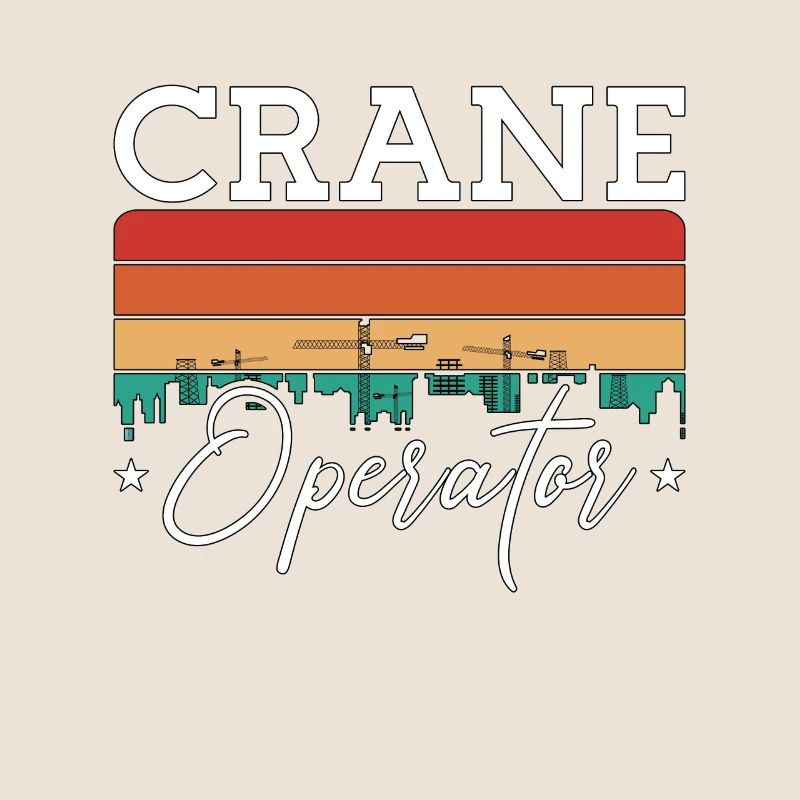Crane Operator Construction Worker Work Crane Driver Gift