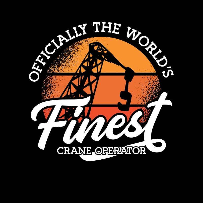 Crane Operator Construction Worker Crane Work Job Gift