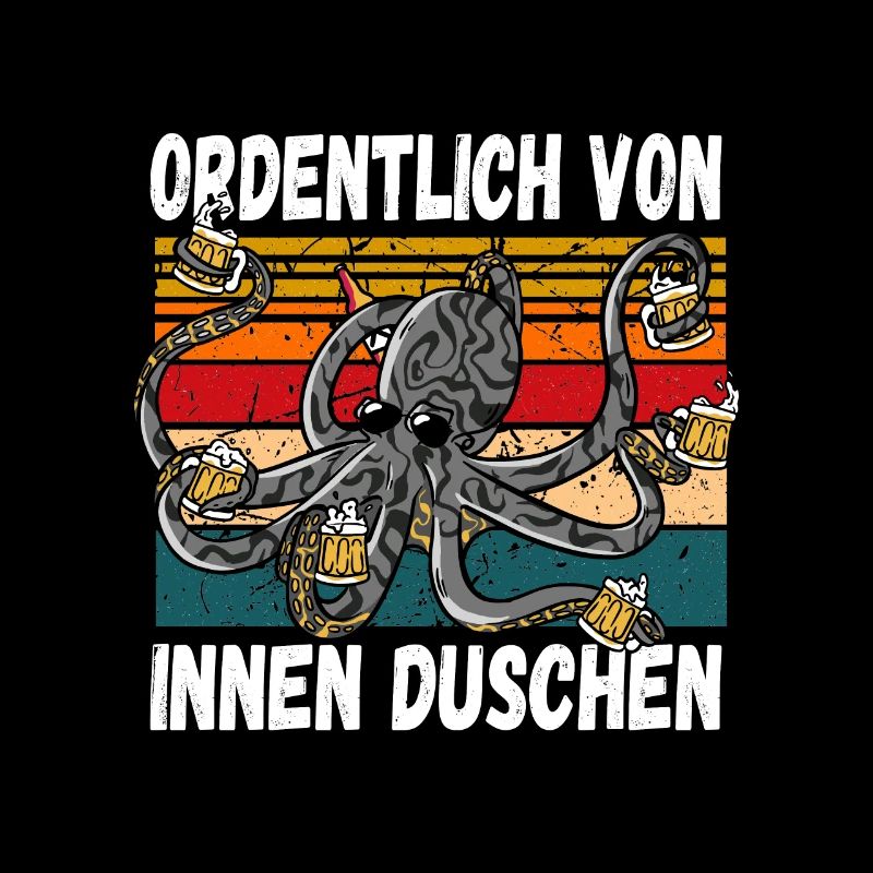 Ordentlich von innen Duschen witziger Trinkspruch