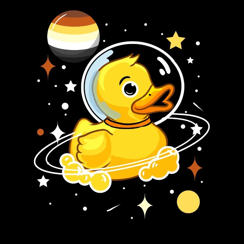 Canards Astronaute Gay Bear Pride