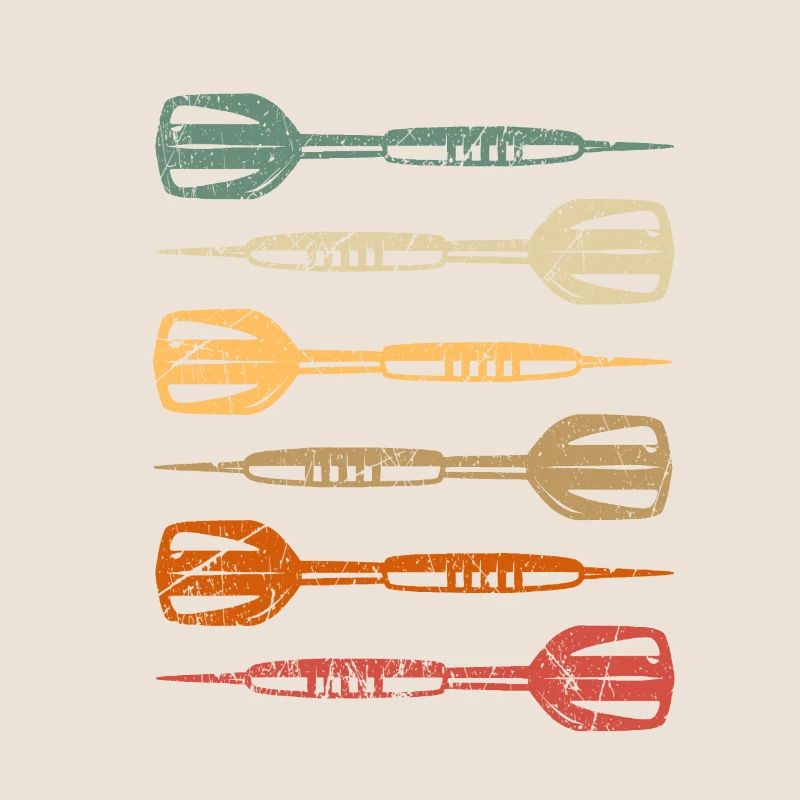 Dart Dartboard Vintag Fléchettes Flèches Fléchettes Fléchettes