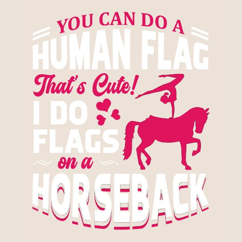 Voûter je fais des drapeaux à cheval