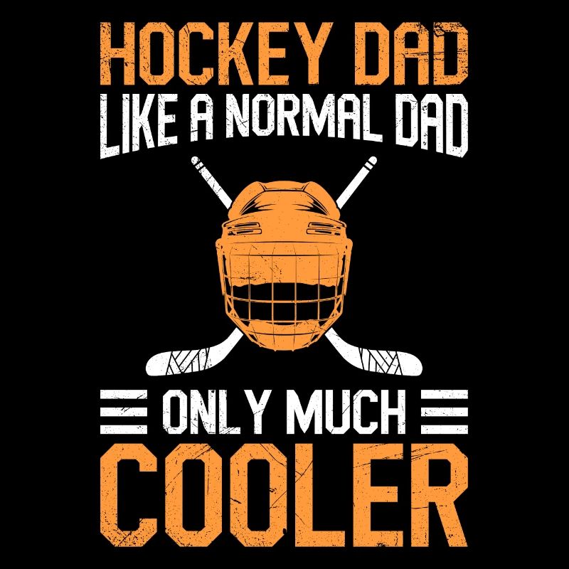 Hockey sur glace Papa juste beaucoup plus cool