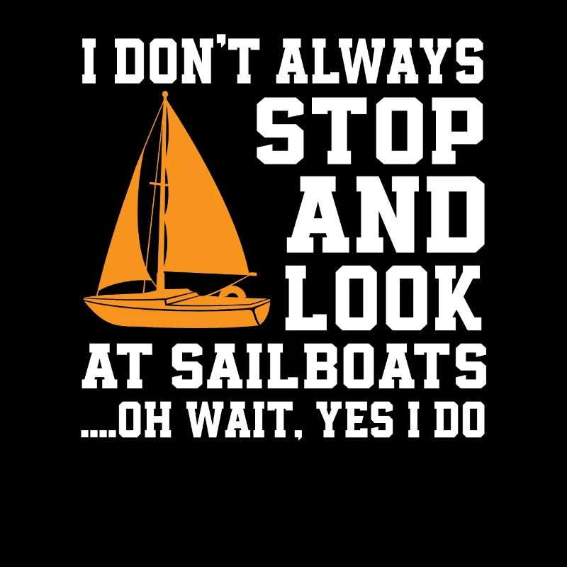 Funny Sailboat, The Sailing Skipper Says