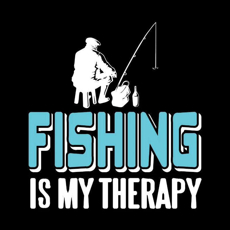 La pêche est ma thérapie Conceptions de pêche géniales