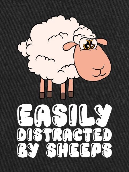 Easily distracted by sheep