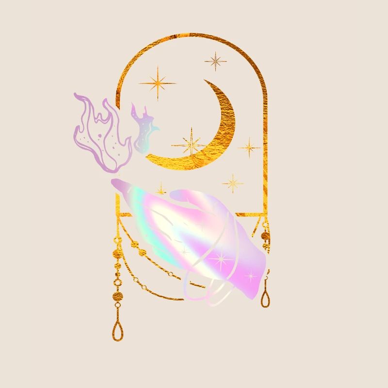 Esoteric Hand Magic Occult Goth Wicca