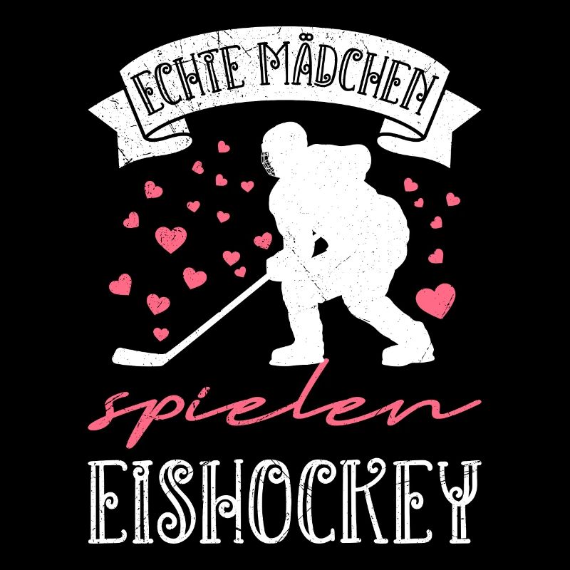 Echte Mädchen spielen Eishockey