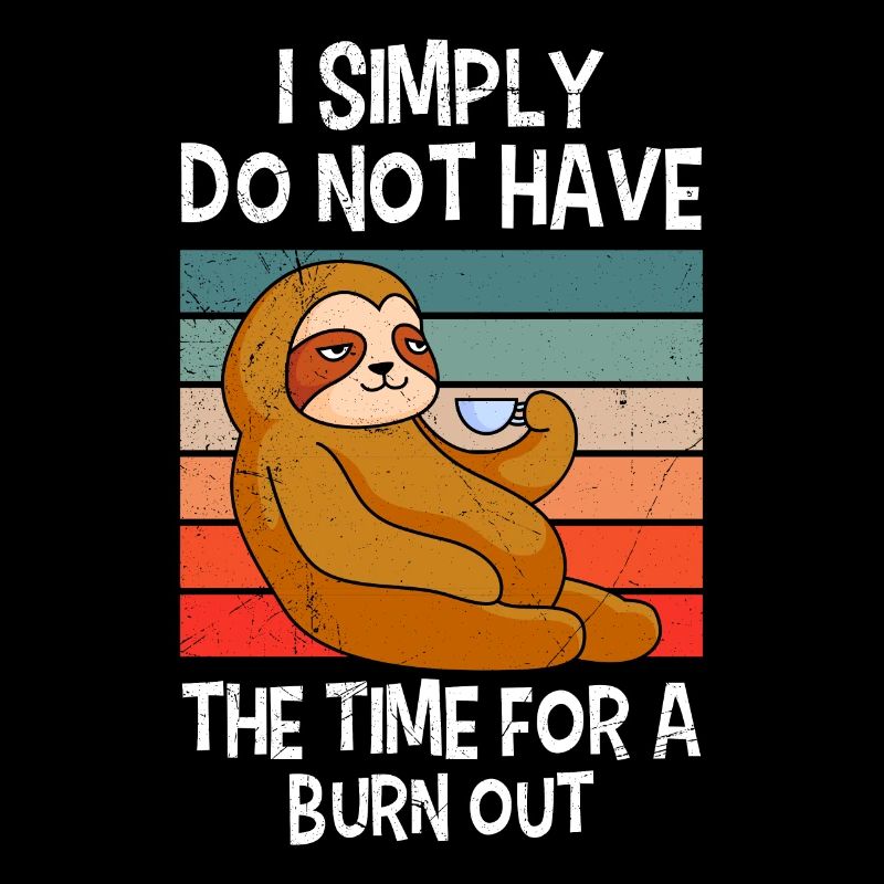 Sloth Colleagues Motivation Work