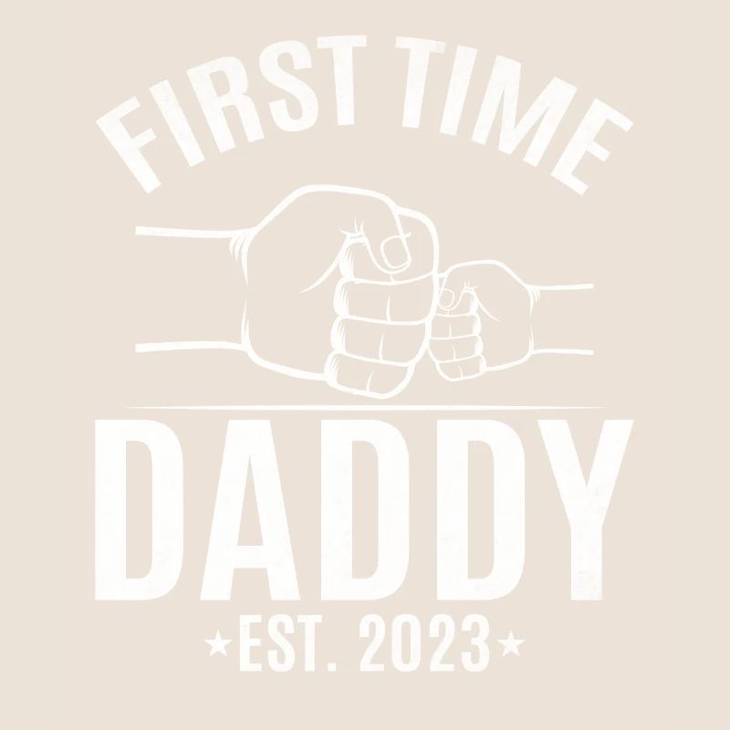 Zum ersten Mal Daddy Est. 2023 Papa wird