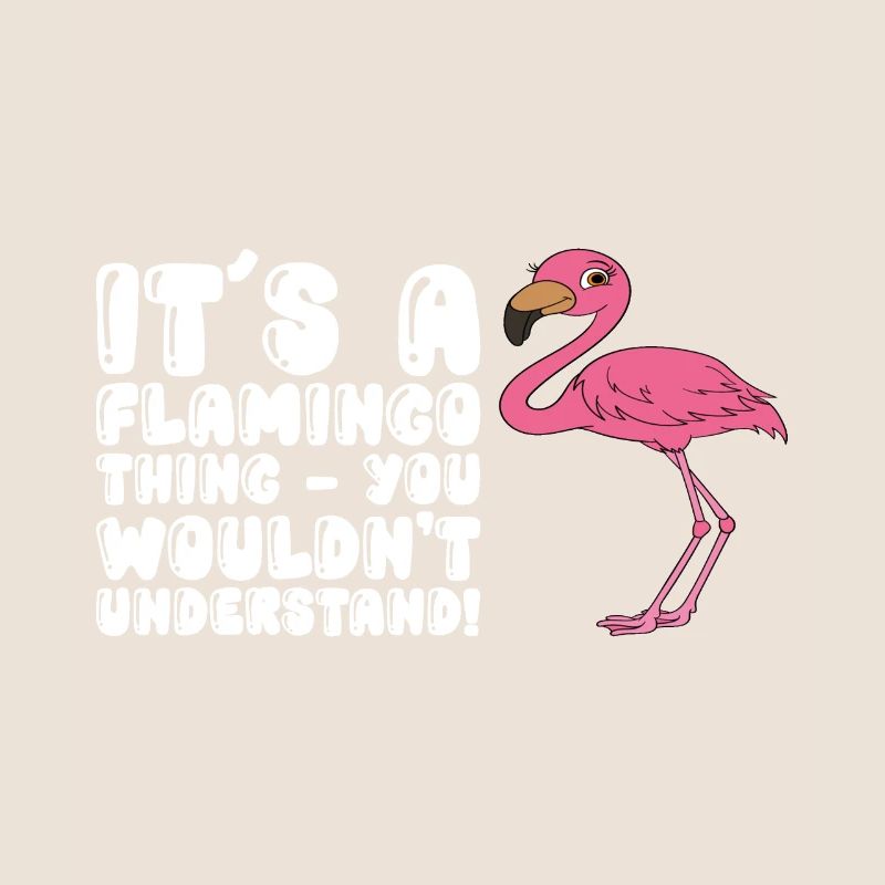 Funny flamingo graphics