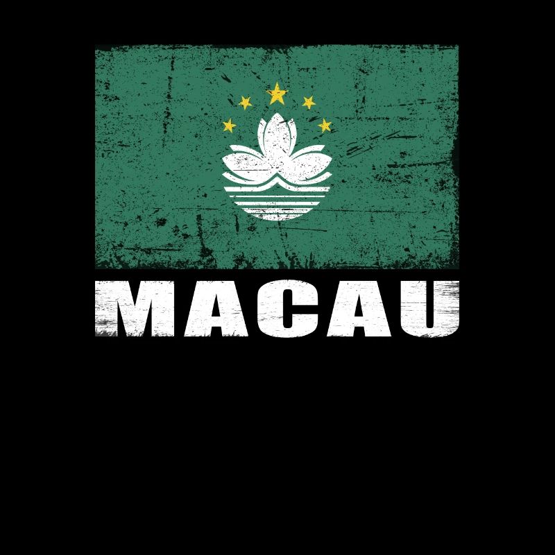 Drapeau de Macao Grunge Drapeau de Macao
