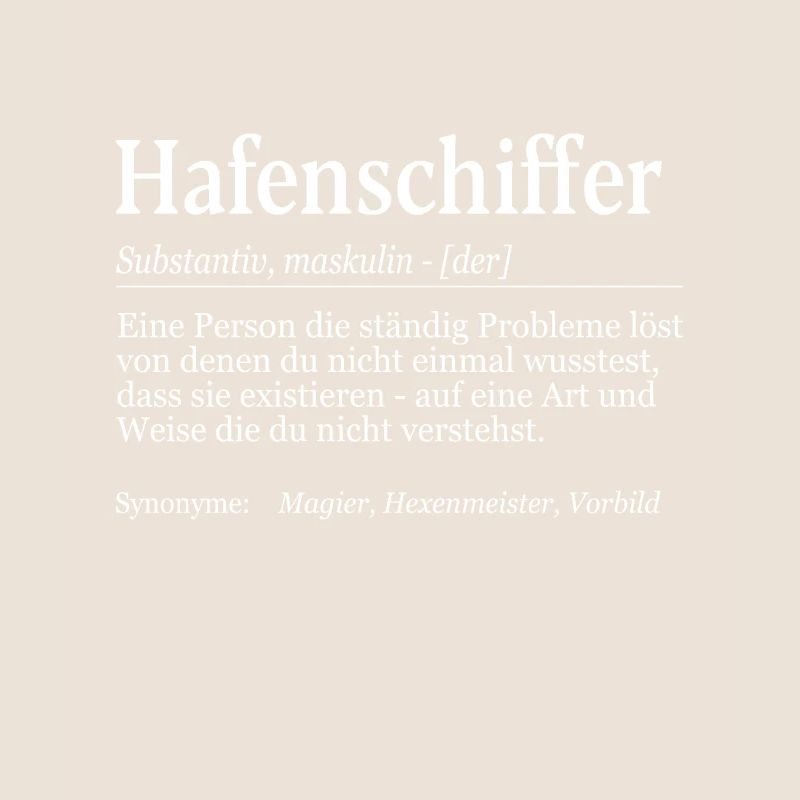 Hafenschiffer Definition