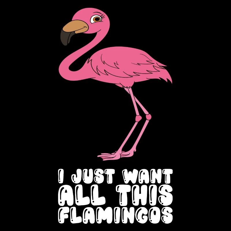 Funny flamingo graphics