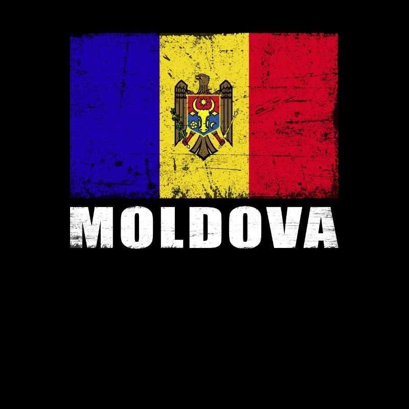 Moldova Flag Grunge Moldova Flag