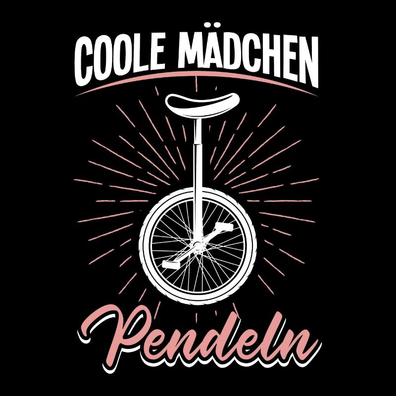 Coole Mädchen pendeln Kinder Einrad