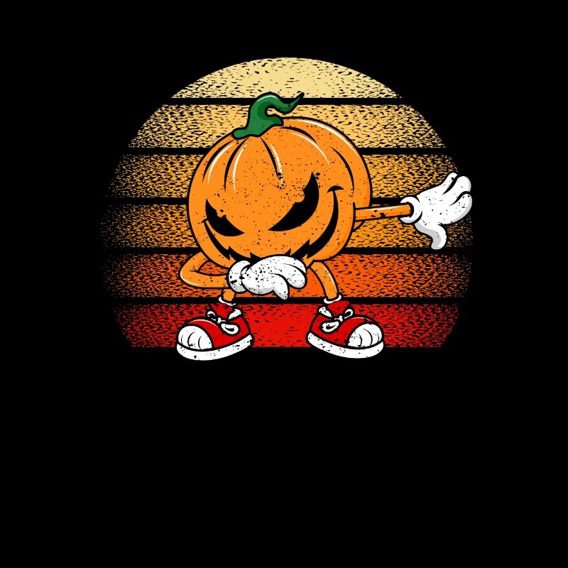 Halloween Dabbing Creepy Pumpkin Jack O Lantern