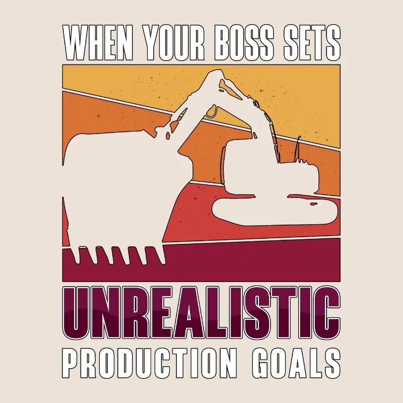 Baggerfahrer Bagger Baggern Bauarbeiter Geschenk