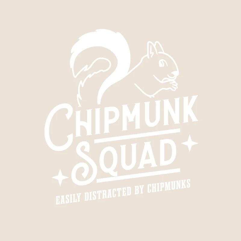 Chipmunk Squad Eichhörnchen Waldtier