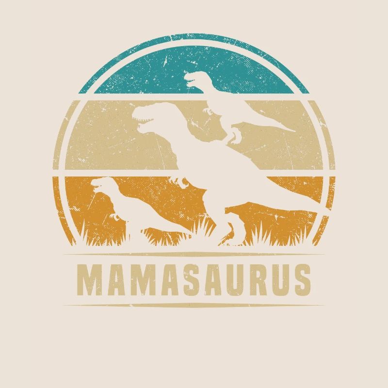 Mama Dino Mamasaurus Muttertag Mama Dinosaurier