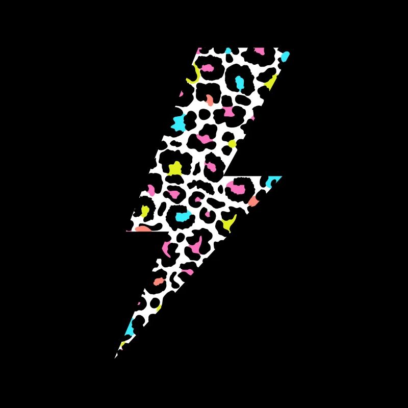 Leopard Lightning bolt, Leopard Print, Leopard Lov