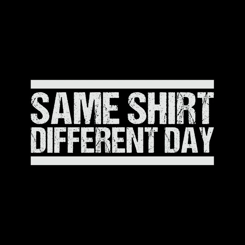 Même chemise jour différent