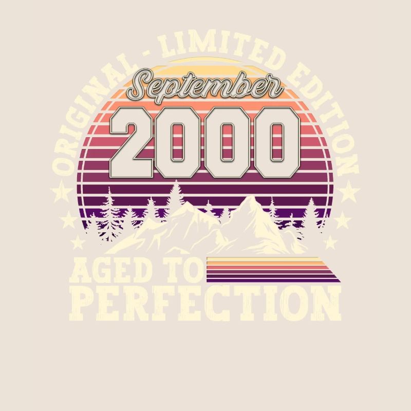 Original Septembre 2000 22nd Birthday Gift