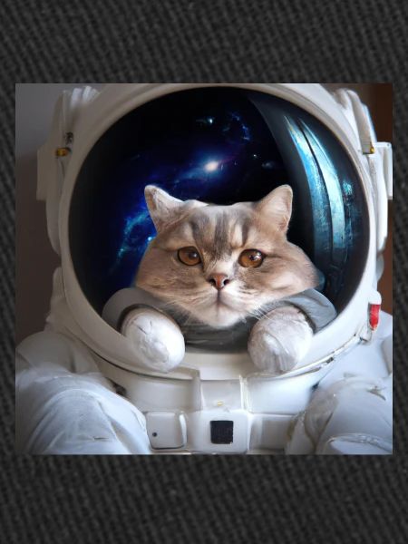 Cat in space