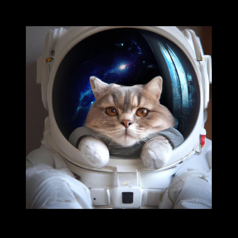 Chat dans l’espace