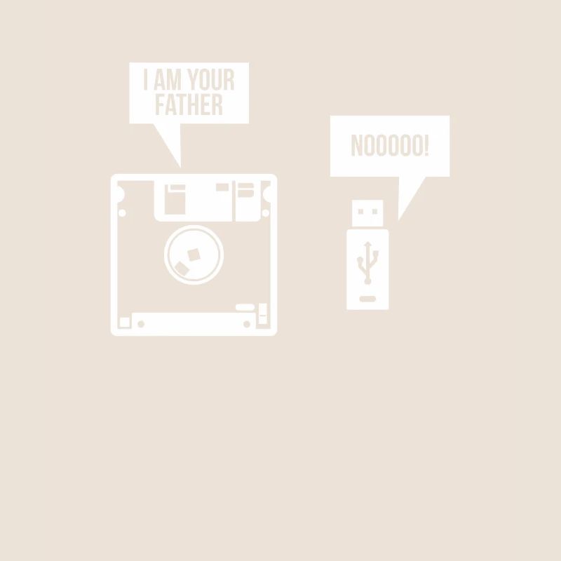 USB-Diskette Ich bin dein Vater Computer Nerd