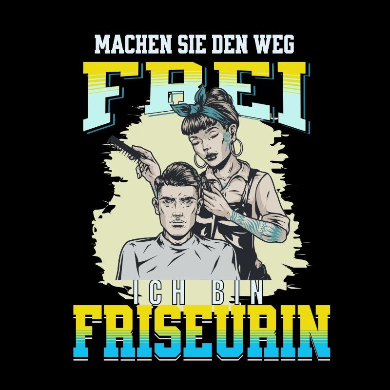Friseurin im Stress