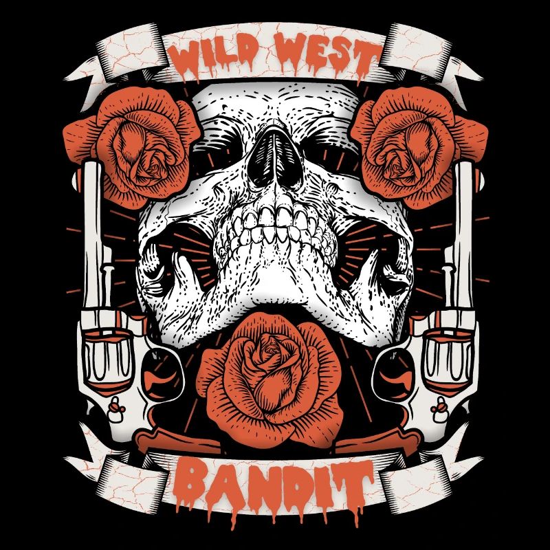 Far West, Crâne, Skull Revolver, Sort