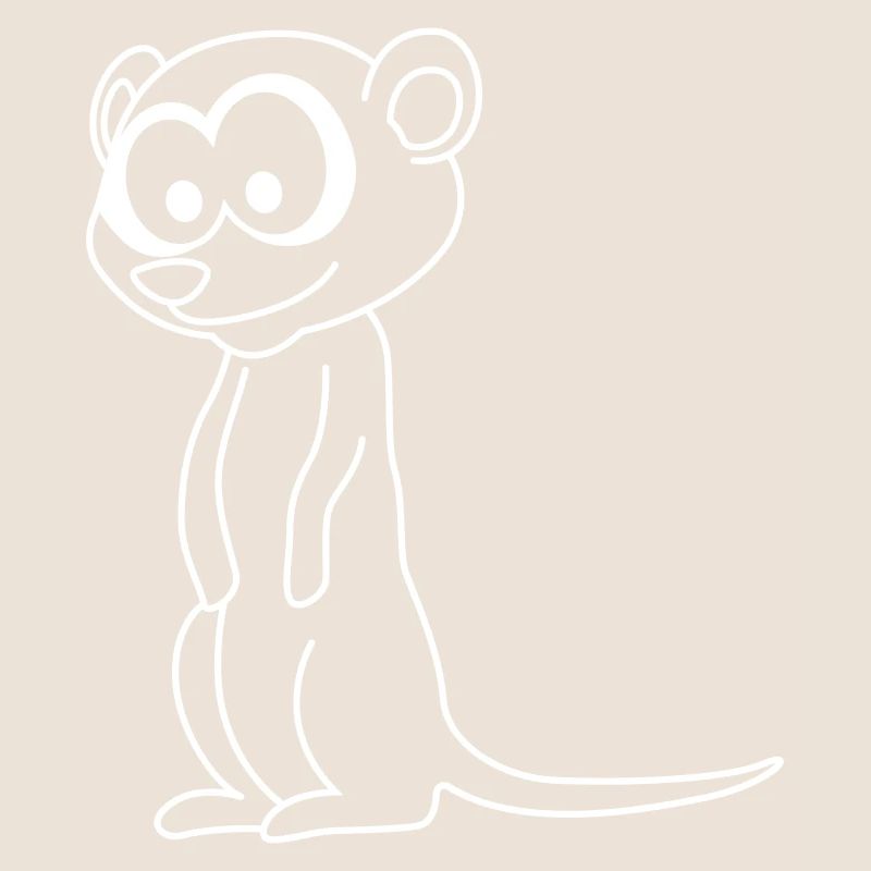 Erdmännchen Comic Tier