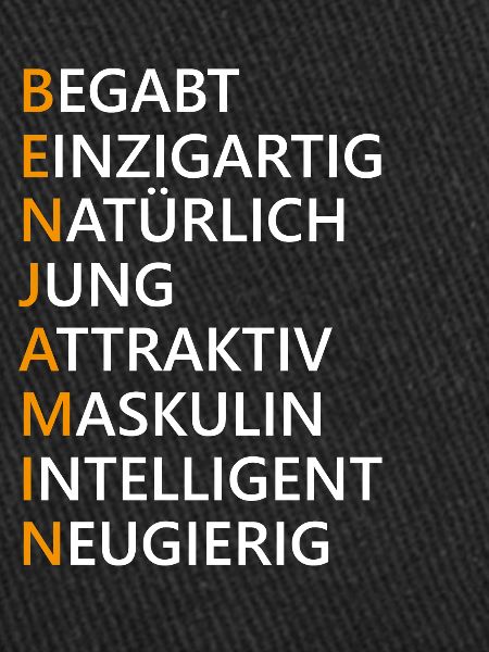 Benjamin Name Geschenk