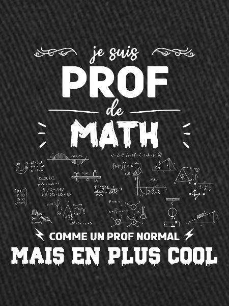 je suis prof de maths